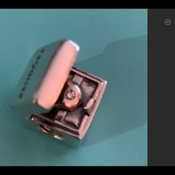 Pandora Club Charm 2014 Sterling Silver & Diamond - Picture 1 of 5